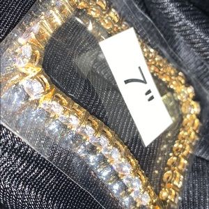 Tennis chain bracelet